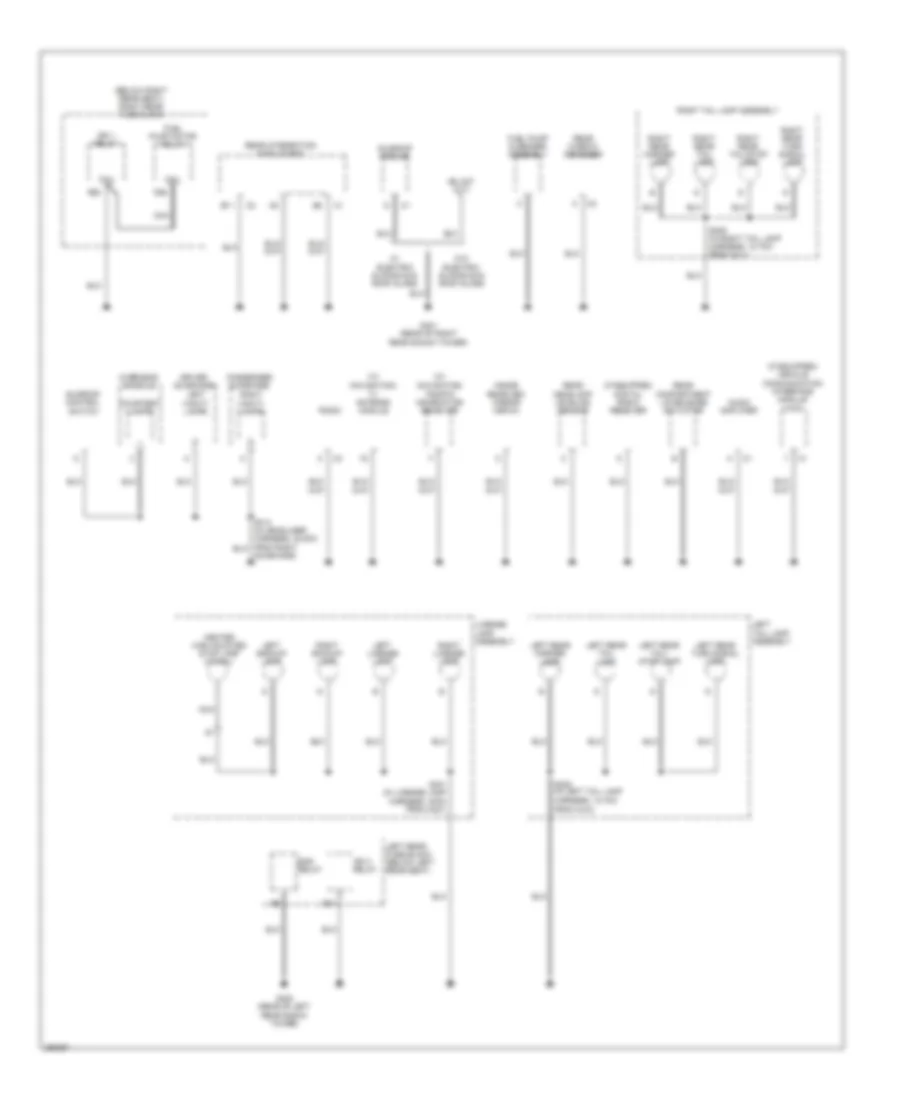 Электросхема подключение массы заземления (4 из 5) для Cadillac CTS 2007