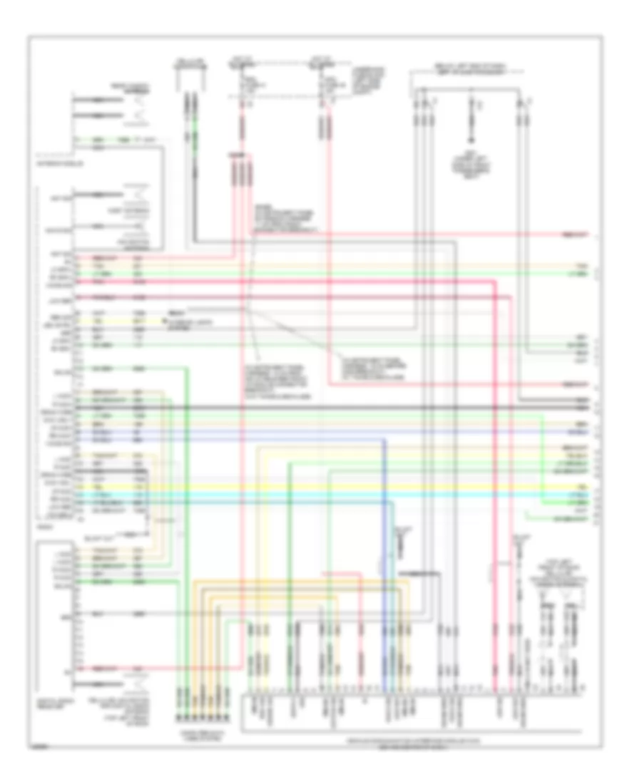 Navigation Wiring Diagram, withY91 & without UQA & without UQS (1 из 3) для Cadillac Escalade 2007