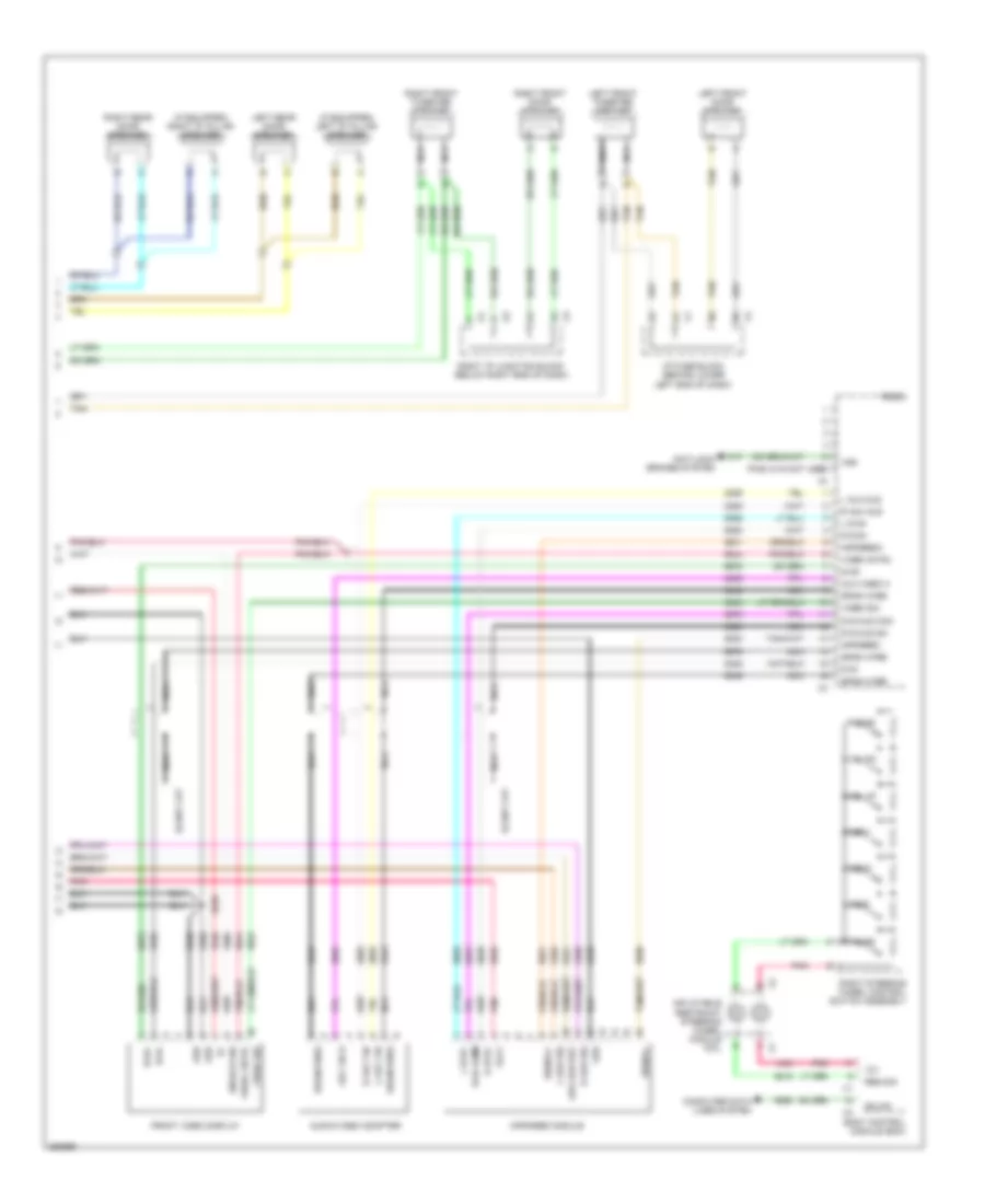 Radio/Navigation Wiring Diagram, withY91 & without UQA & without UQS (3 из 3) для Cadillac Escalade 2007