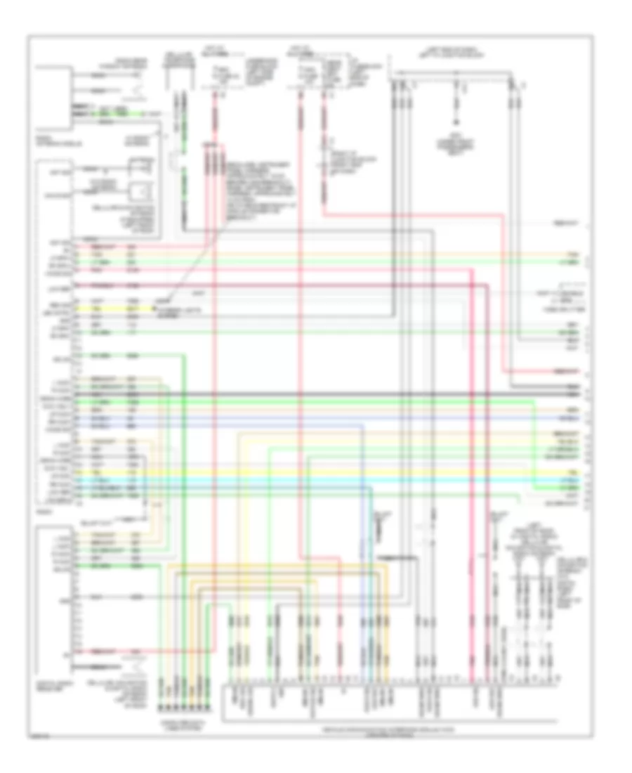 Radio Wiring Diagram, withY91 & without UQA & without UQS (1 из 3) для Cadillac Escalade 2009