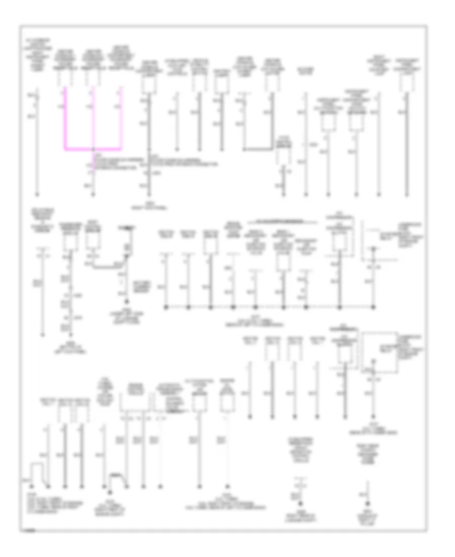 Электросхема подключение массы заземления, седан кроме CTS-V (3 из 7) для Cadillac CTS Premium 2014