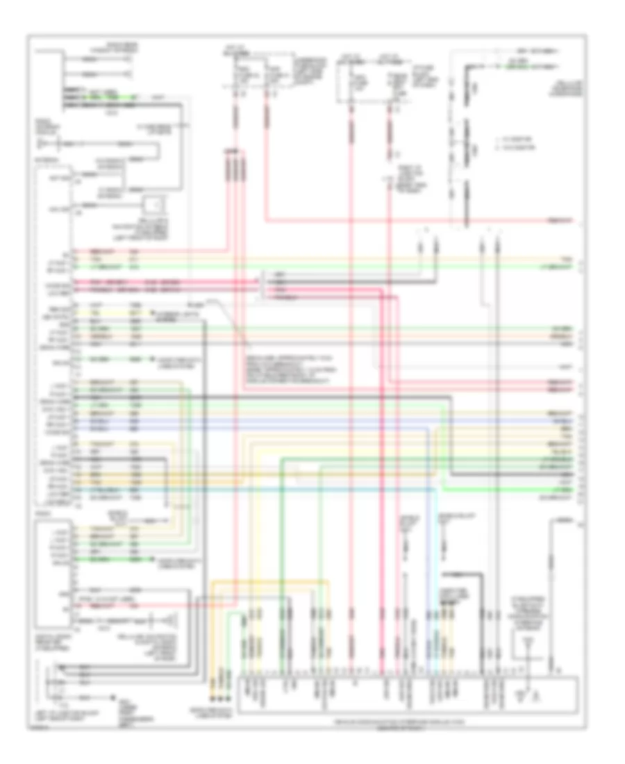 Radio Wiring Diagram, withY91 & UQA, без UYS (1 из 4) для Cadillac Escalade 2012