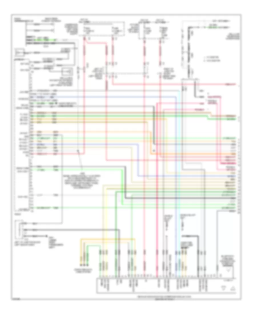 Navigation Wiring Diagram, withUYS, UQA & without Y91 (1 из 4) для Cadillac Escalade 2012