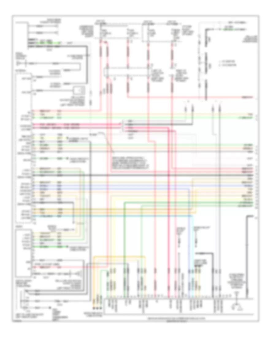 Radio Wiring Diagram, withUQA, without UYS & Y91 (1 из 3) для Cadillac Escalade 2012