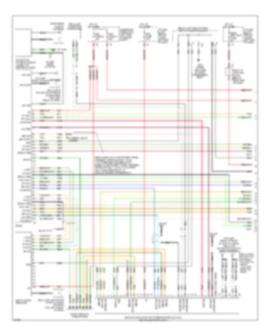 Navigation Wiring Diagram, withY91 & withUQA (1 из 3) для Cadillac Escalade EXT 2008