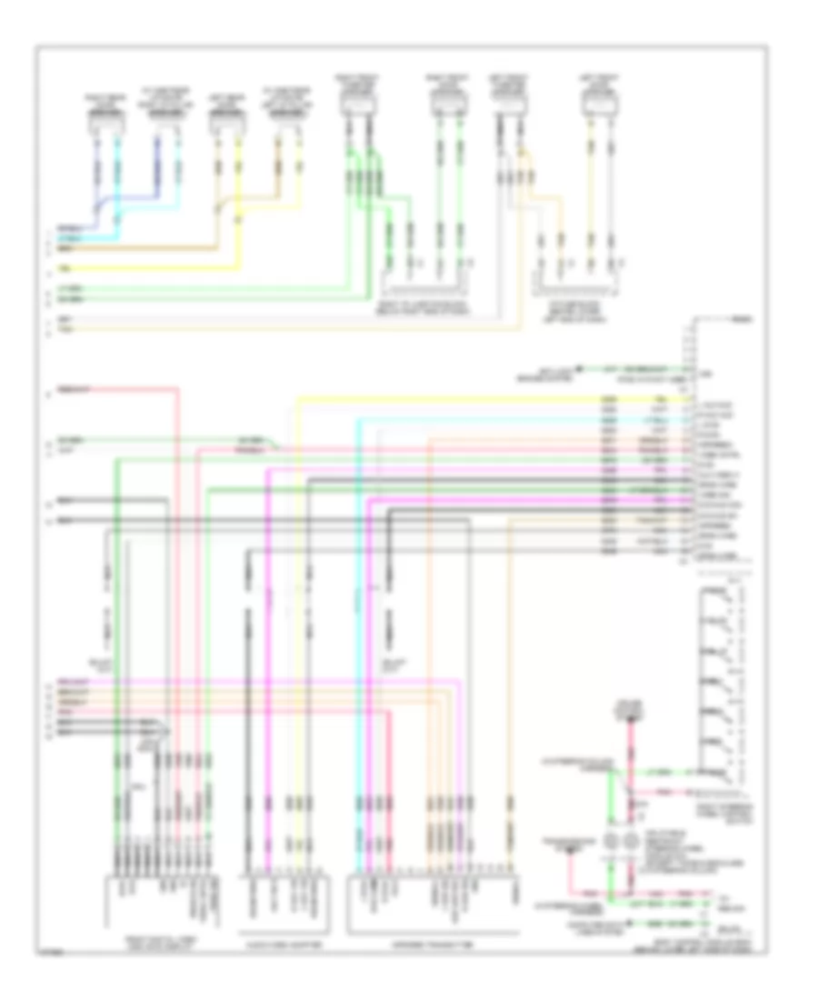 Navigation Wiring Diagram, withY91 & without UQA & without UQS (3 из 3) для Cadillac Escalade EXT 2008
