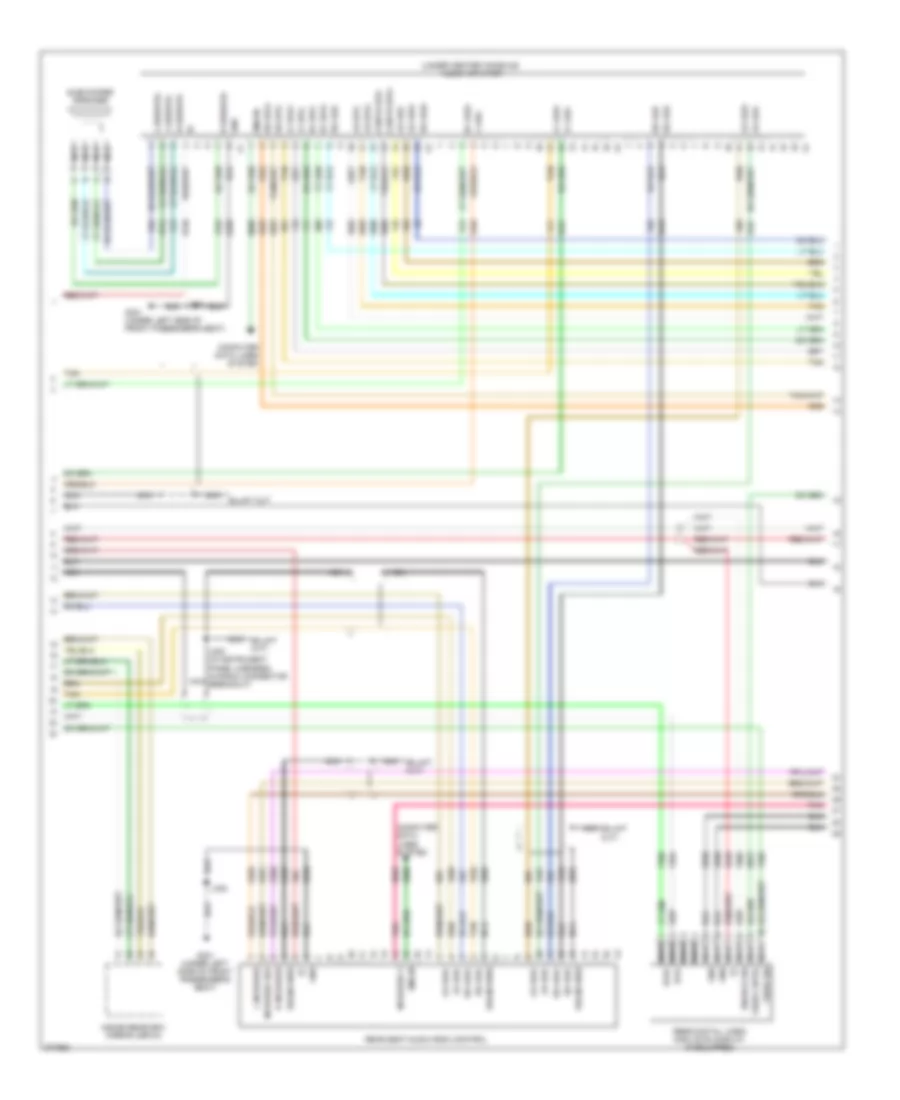Radio Wiring Diagram, withY91 & withUQS (2 из 3) для Cadillac Escalade EXT 2008