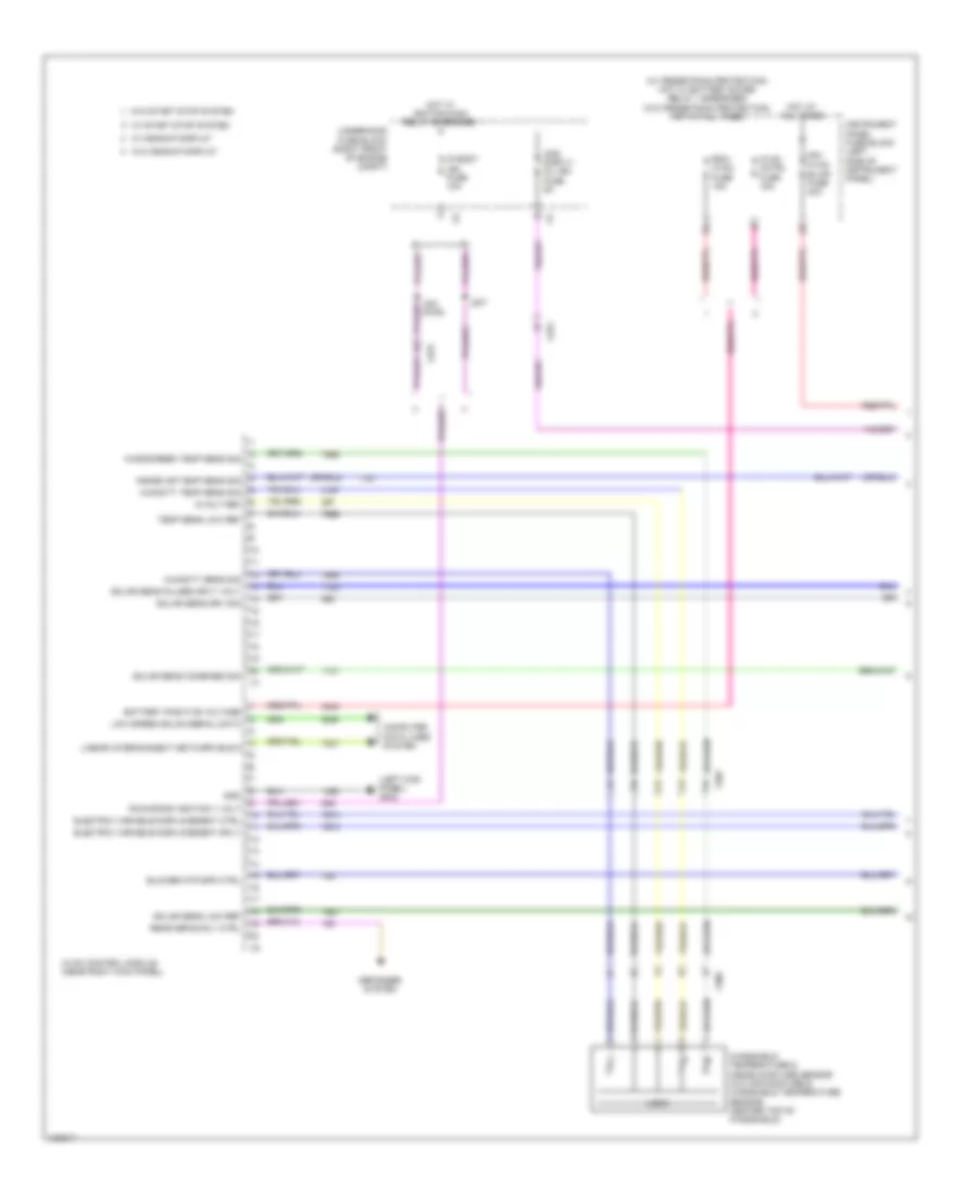 Электросхема кондиционера (1 из 4) для Cadillac ATS 2013