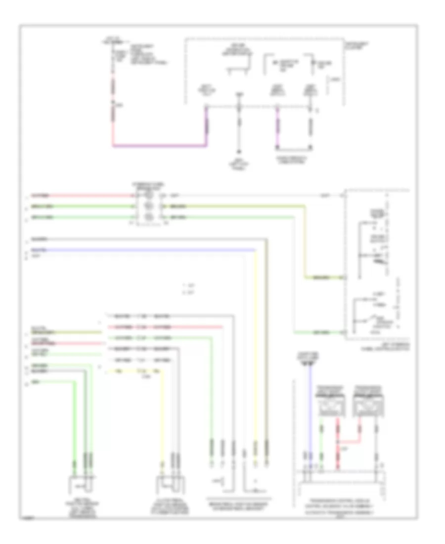 Электросхема системы круизконтроля (2 из 2) для Cadillac ATS 2013