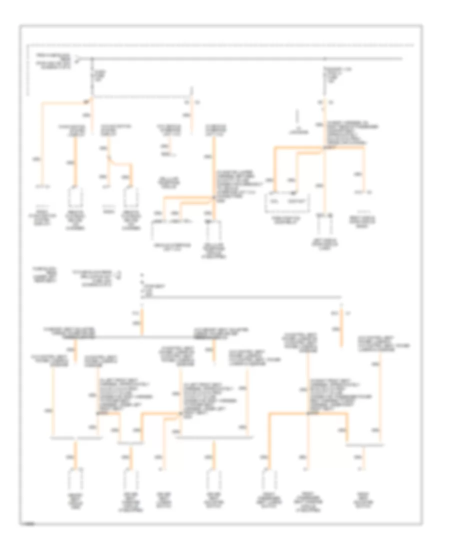Электросхема блока предохранителей и реле (4 из 8) для Cadillac DeVille DHS 2001