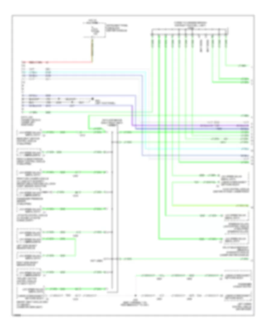 Computer Data Lines Wiring Diagram 1 of 6 for Cadillac SRX Luxury 2013
