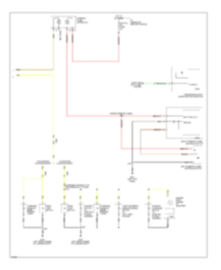 Instrument Illumination Wiring Diagram 2 of 2 for Cadillac SRX Luxury 2013