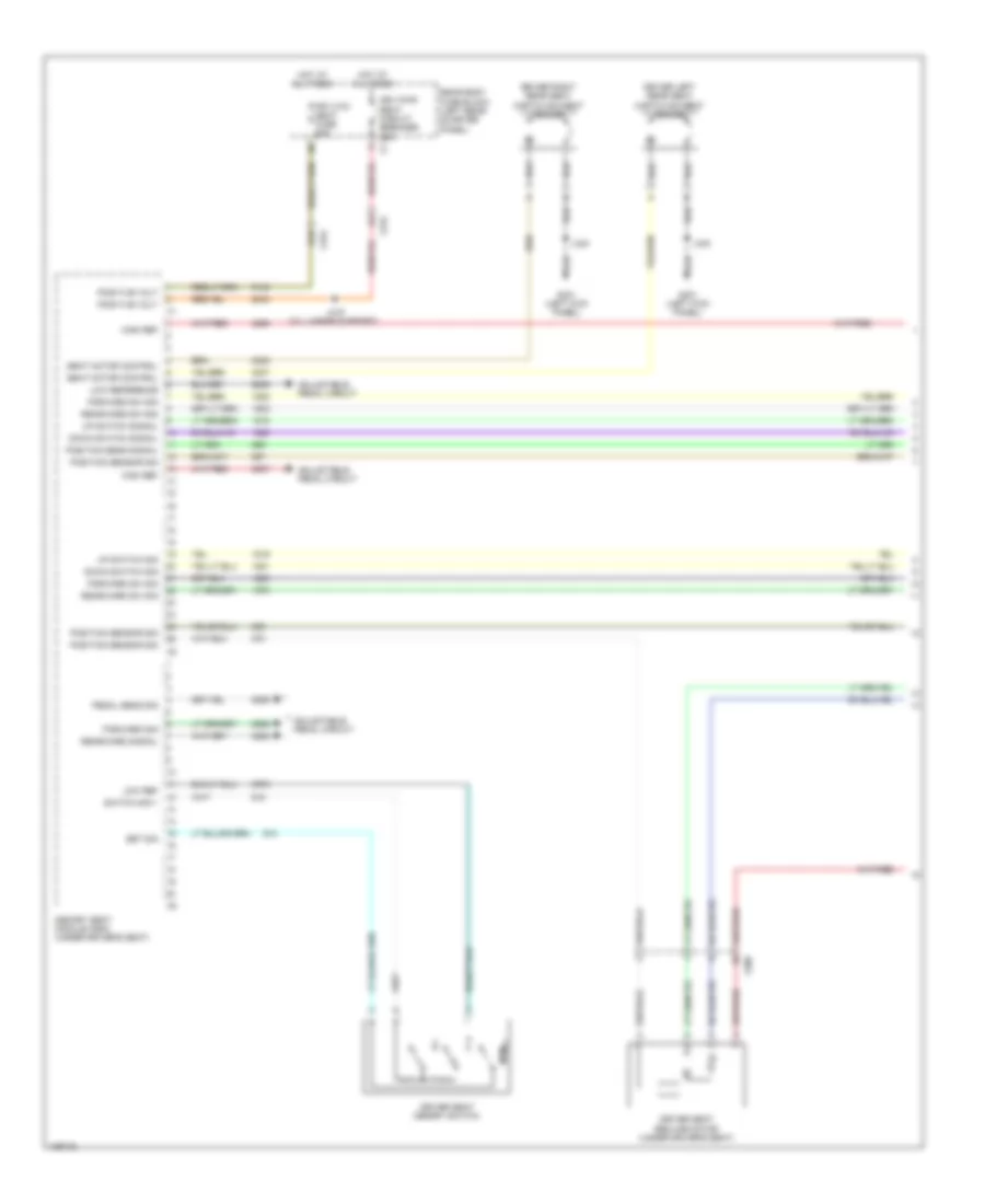 Memory Seat Wiring Diagram (1 of 2) for Cadillac SRX Luxury 2013