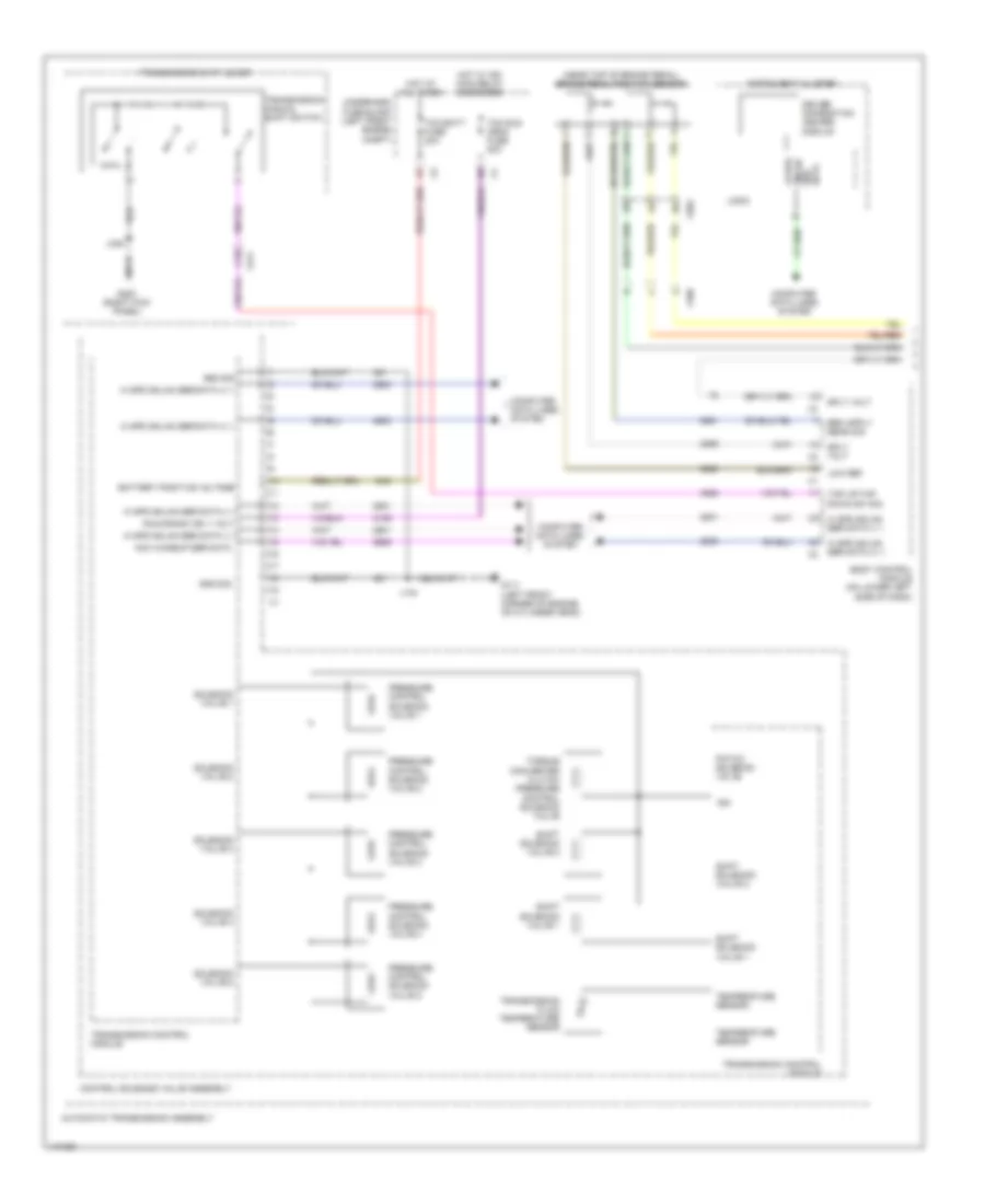 A T Wiring Diagram 1 of 2 for Cadillac SRX Luxury 2013