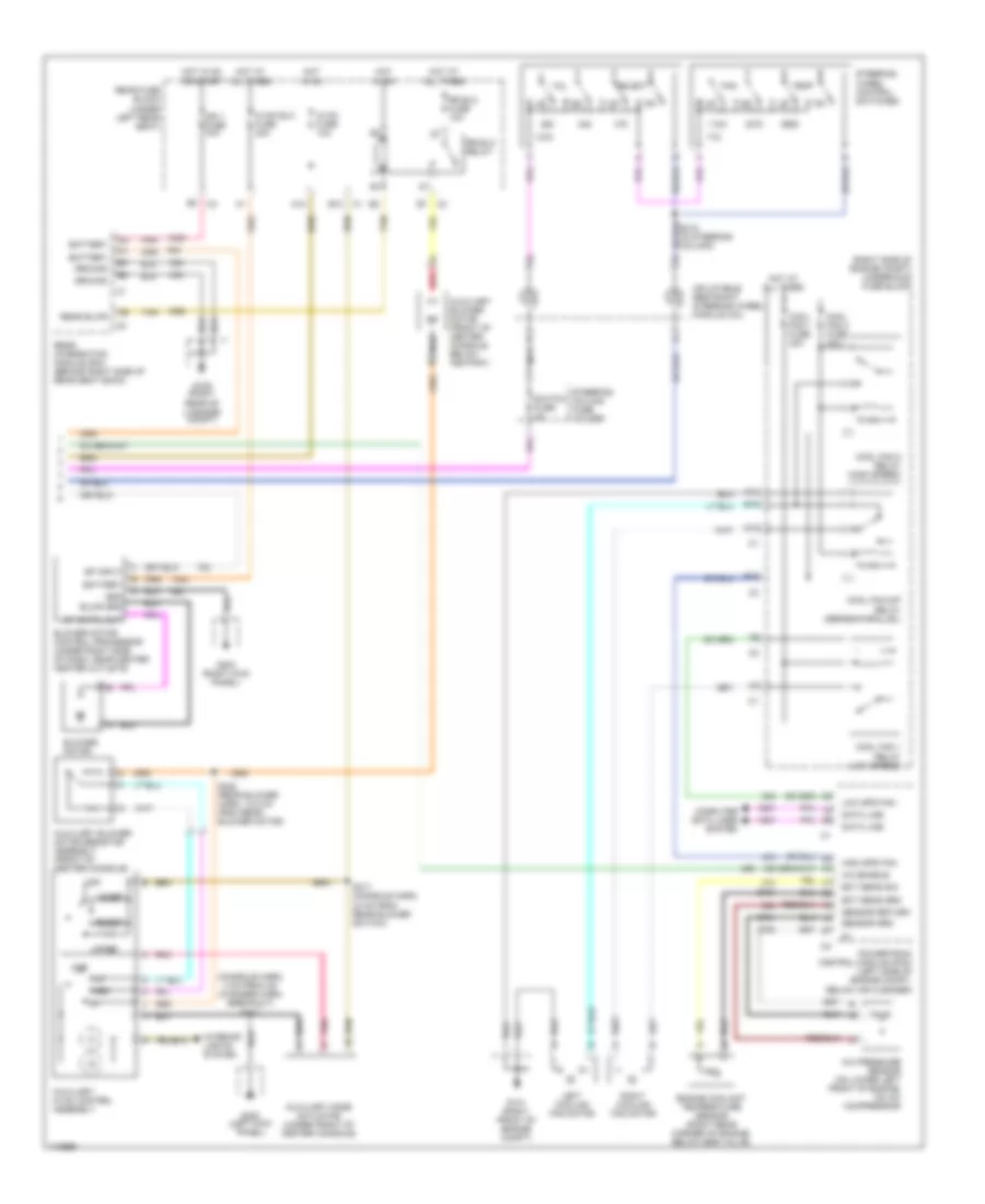 Automatic AC Wiring Diagram (2 of 2) for Cadillac Seville SLS 2001