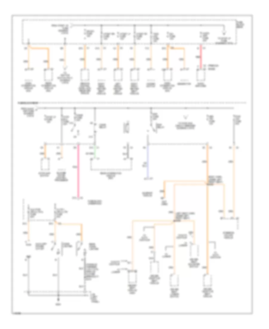 Power Distribution Wiring Diagram (3 of 6) for Cadillac Seville SLS 2001
