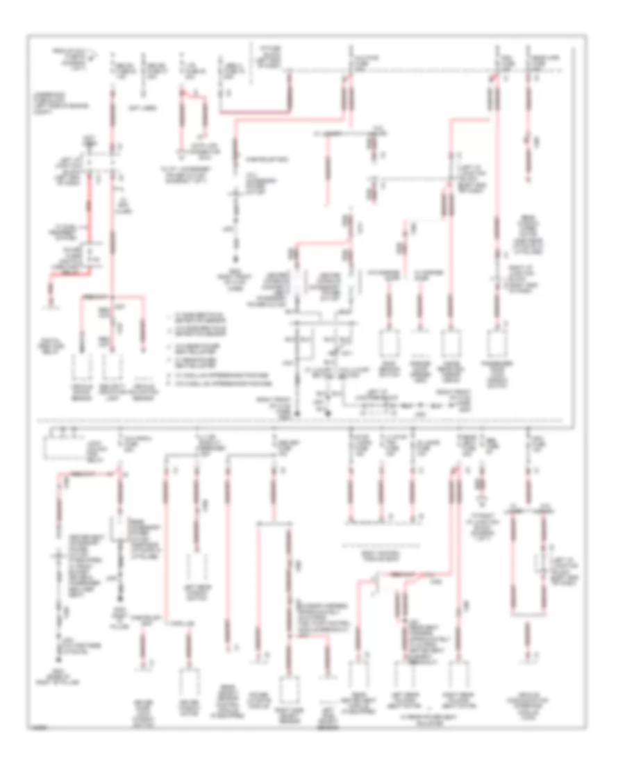Power Distribution Wiring Diagram (3 of 7) for Cadillac Escalade ESV Platinum 2014