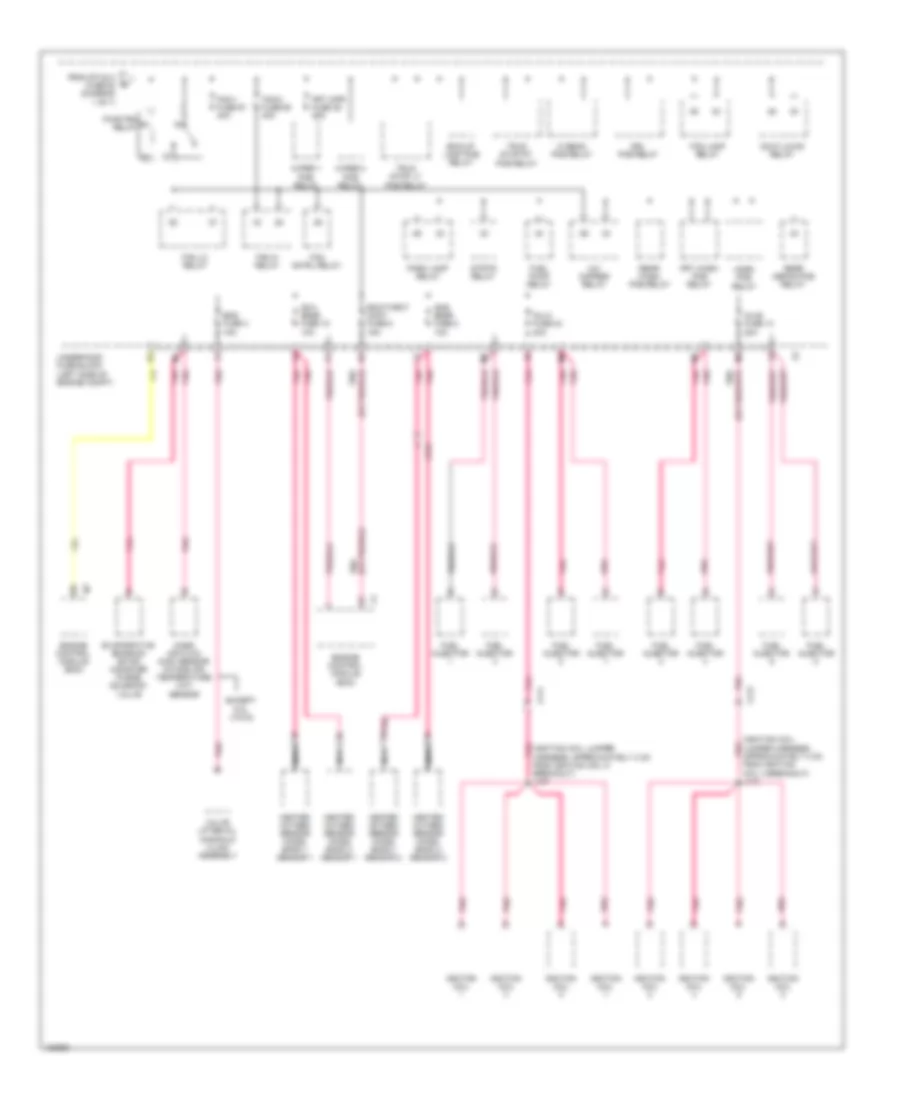 Power Distribution Wiring Diagram (4 of 7) for Cadillac Escalade ESV Platinum 2014