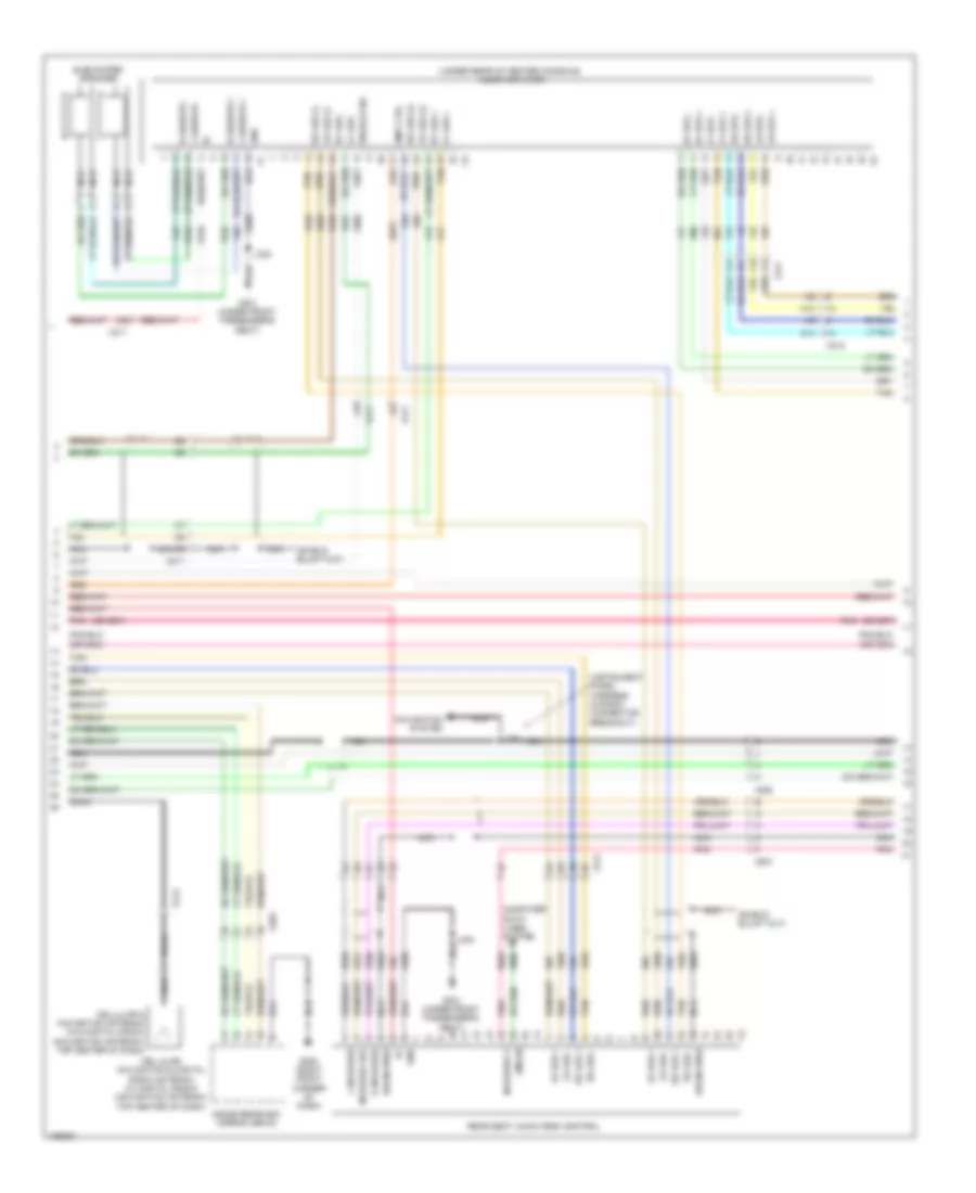 Radio Wiring Diagram, with UYS, UQA  without Y91 (2 of 4) for Cadillac Escalade ESV Platinum 2014