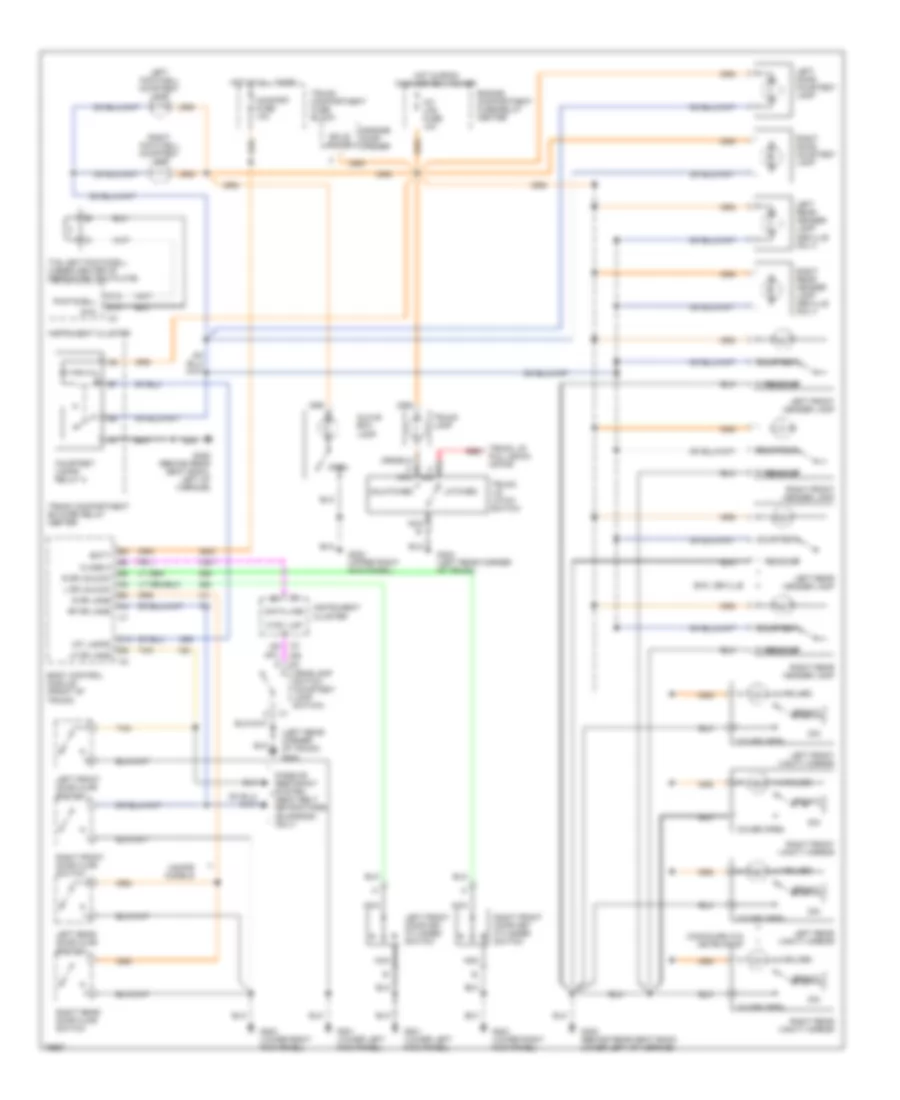 Courtesy Lamps Wiring Diagram for Cadillac DeVille Concours 1996