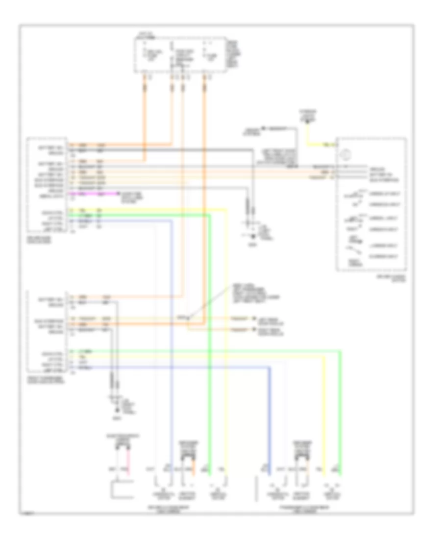 Power Mirror Wiring Diagram for Cadillac Seville STS 2001