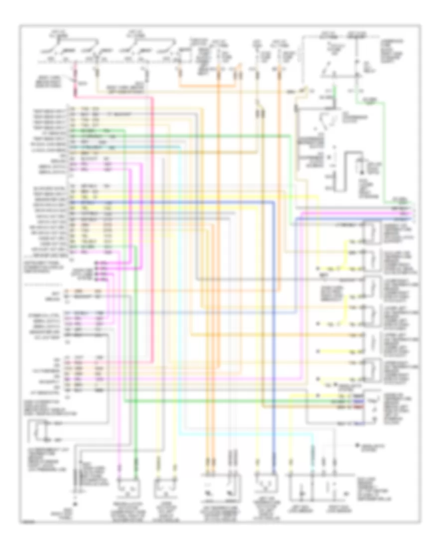 Automatic A C Wiring Diagram 1 of 2 for Cadillac DeVille 2002
