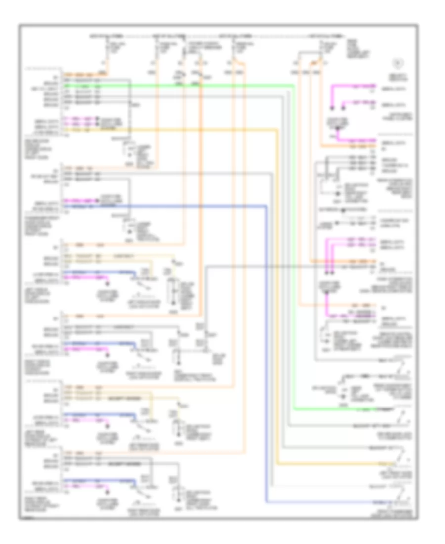 Forced Entry Wiring Diagram for Cadillac DeVille 2002