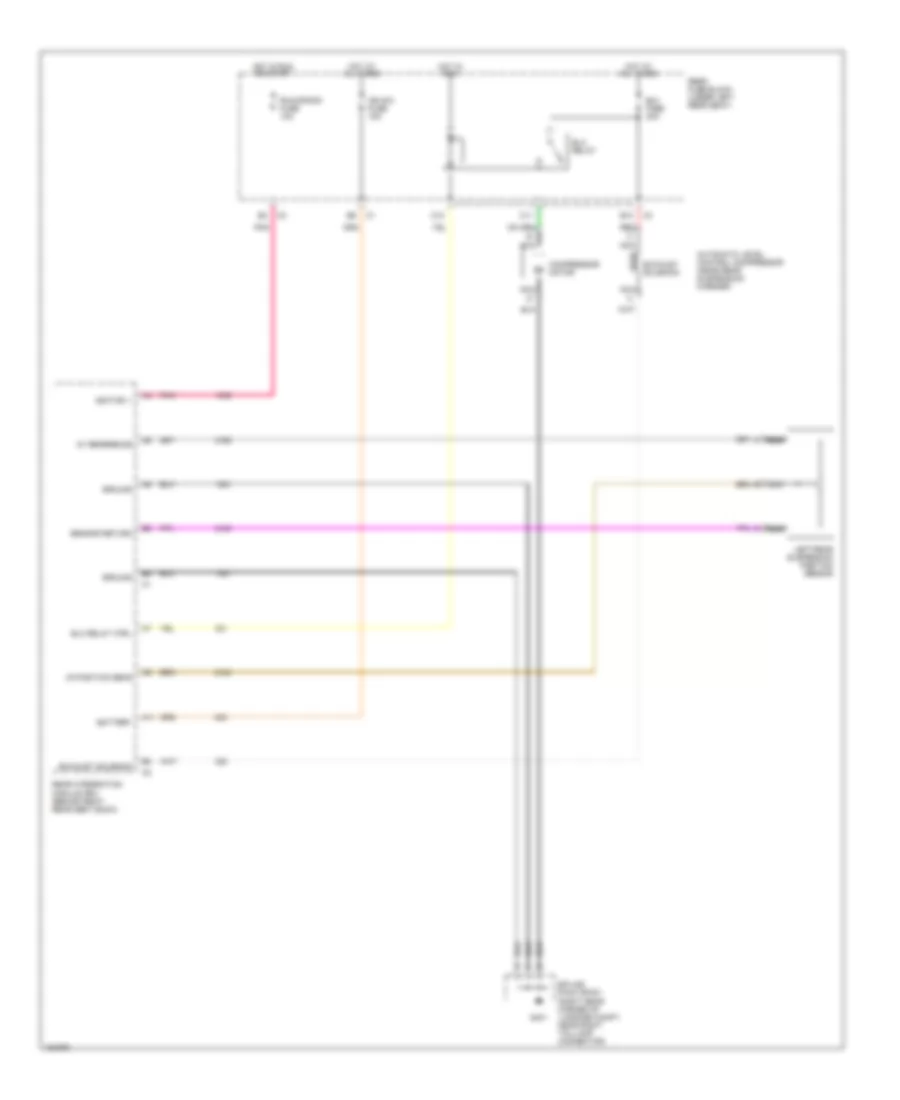 Electronic Level Control Wiring Diagram without Electronic Suspension for Cadillac DeVille 2002