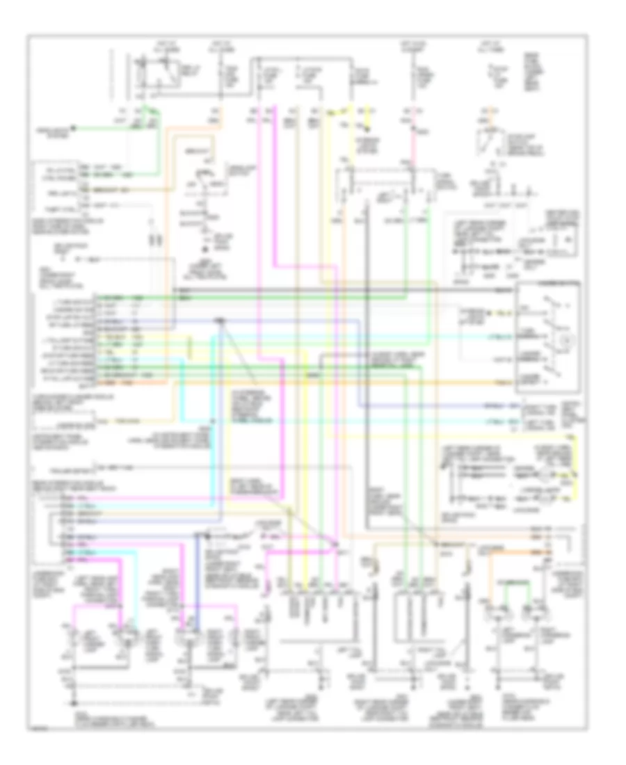 Exterior Lamps Wiring Diagram Hearse  Limousine for Cadillac DeVille 2002