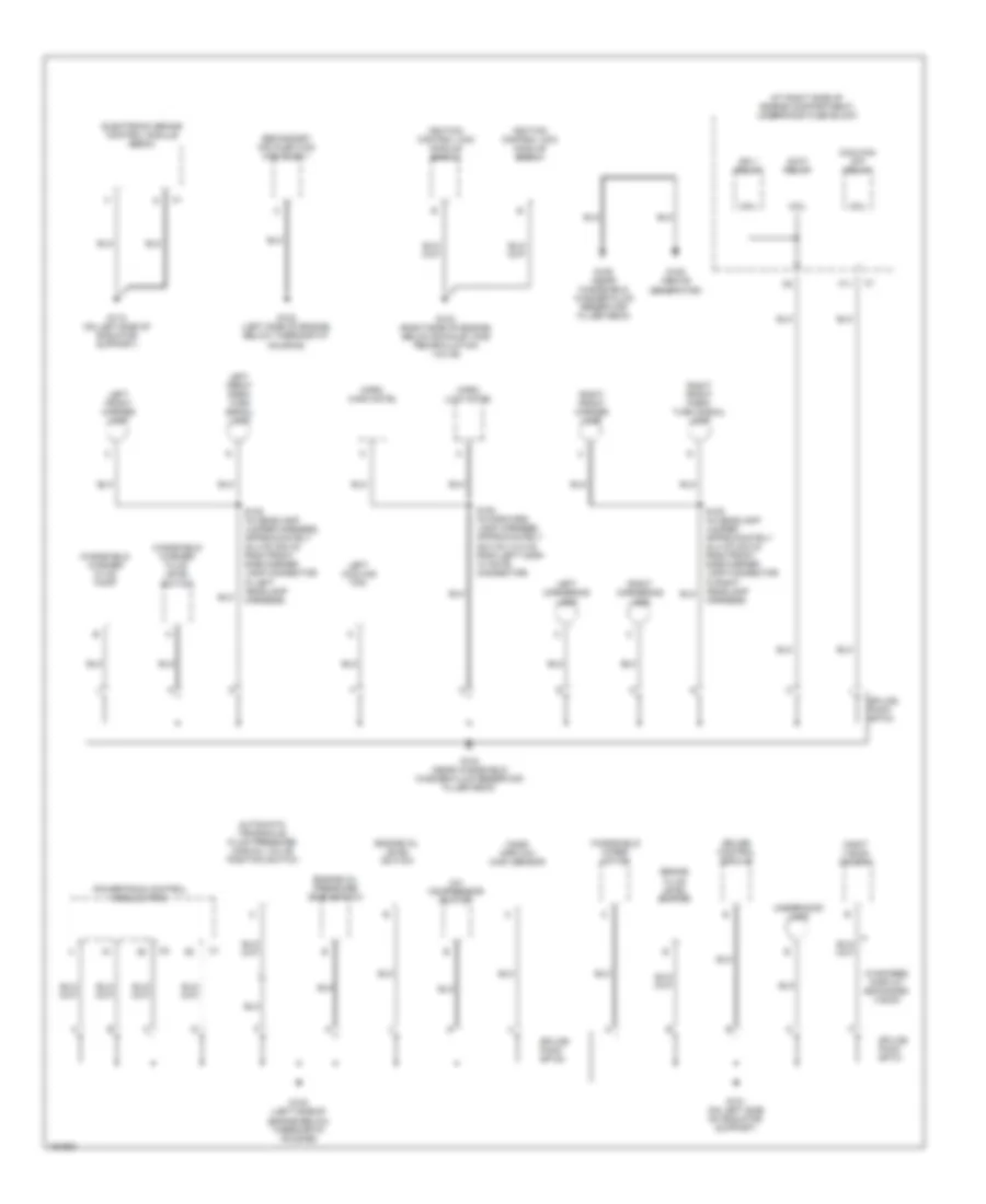 Ground Distribution Wiring Diagram 1 of 6 for Cadillac DeVille 2002