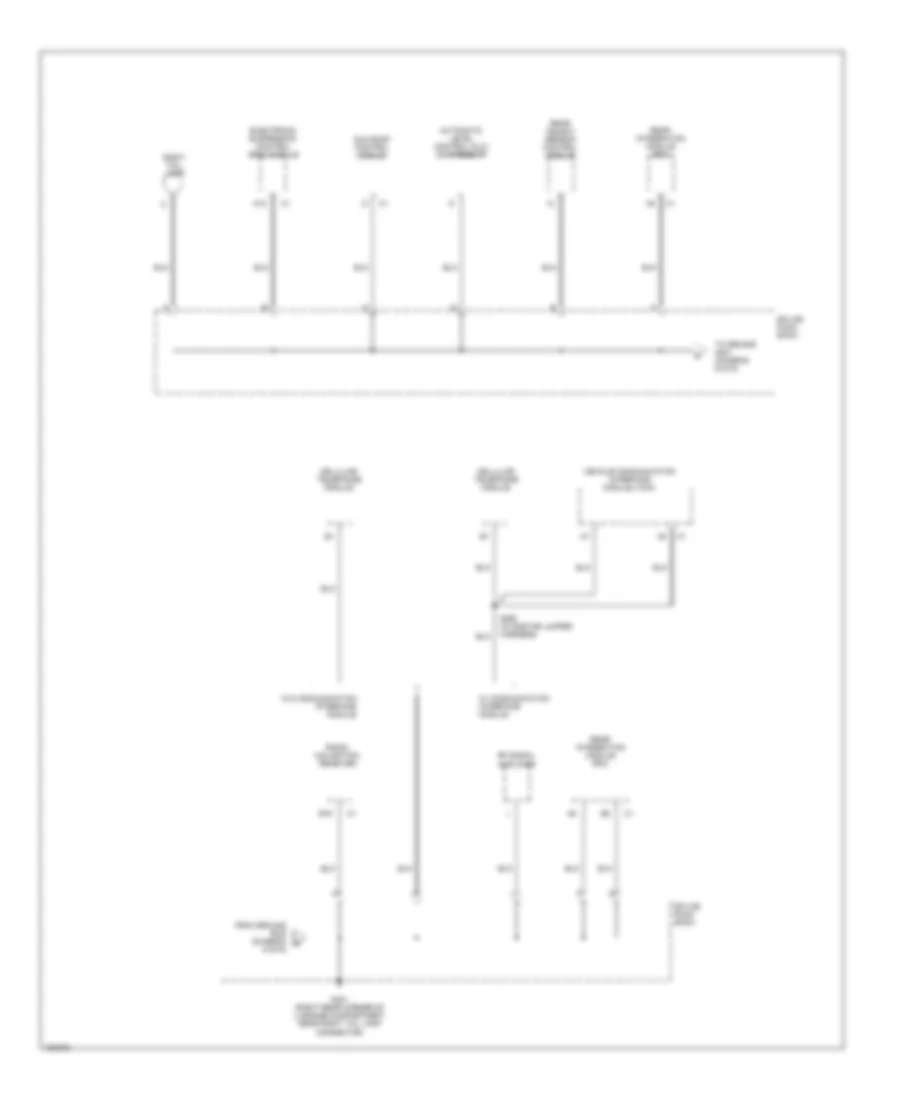 Ground Distribution Wiring Diagram 6 of 6 for Cadillac DeVille 2002