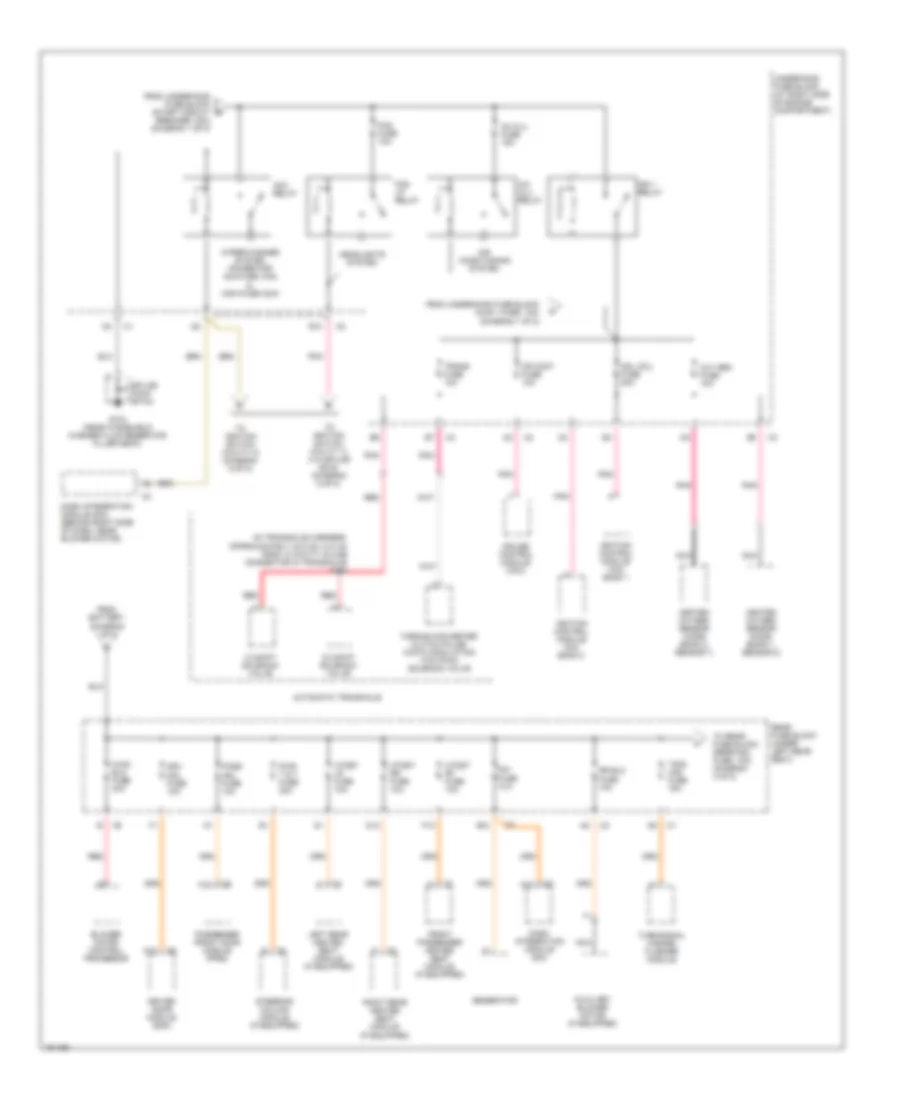 Power Distribution Wiring Diagram 2 of 8 for Cadillac DeVille 2002