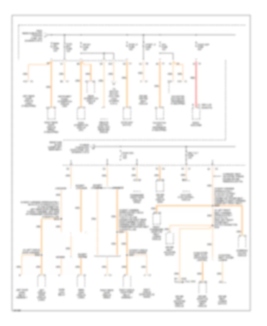 Power Distribution Wiring Diagram 3 of 8 for Cadillac DeVille 2002