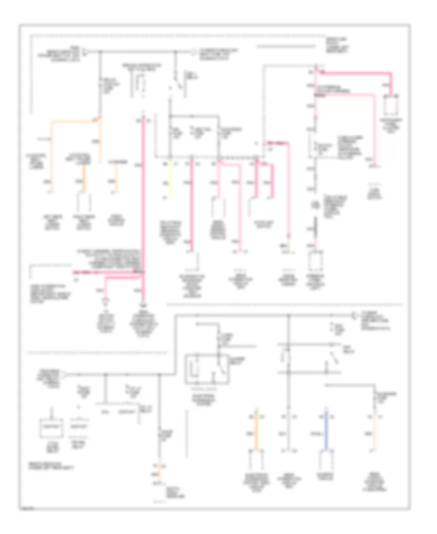 Power Distribution Wiring Diagram 5 of 8 for Cadillac DeVille 2002