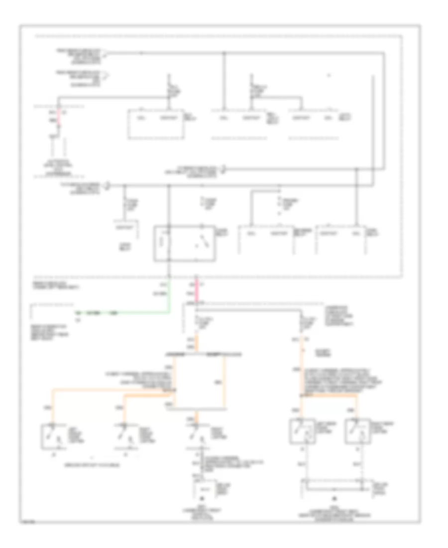 Power Distribution Wiring Diagram 7 of 8 for Cadillac DeVille 2002