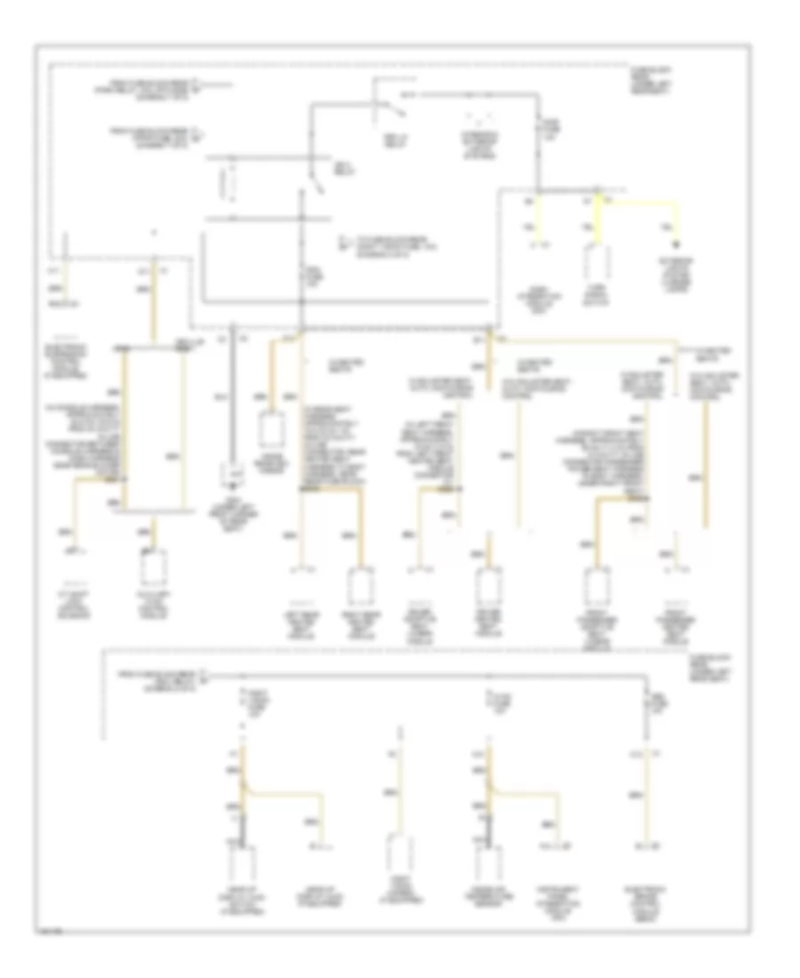 Power Distribution Wiring Diagram 8 of 8 for Cadillac DeVille 2002