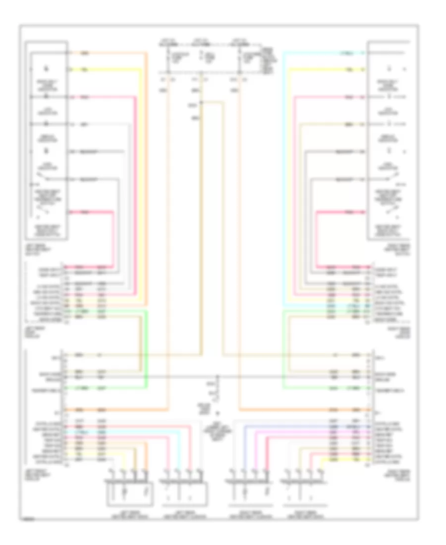 Rear Heated Seats Wiring Diagram for Cadillac DeVille 2002