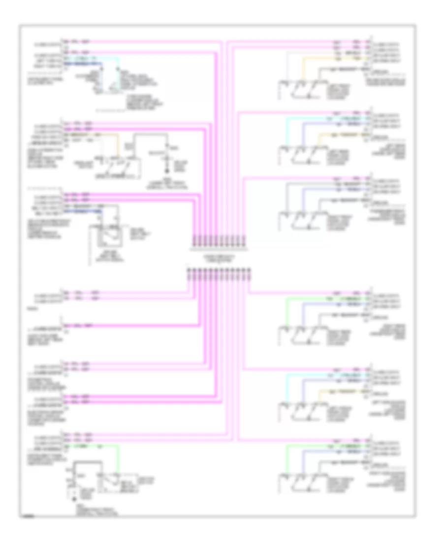 Warning System Wiring Diagrams for Cadillac DeVille 2002