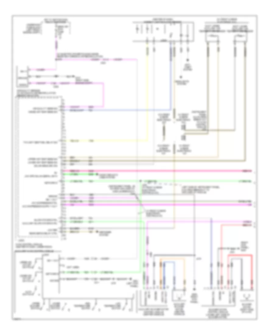 Электросхема кондиционера (1 из 4) для Cadillac SRX Performance 2013