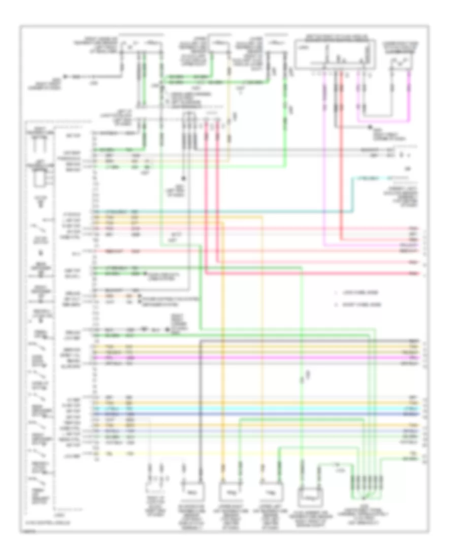 Automatic A C Wiring Diagram 1 of 4 for Cadillac Escalade ESV Premium 2014