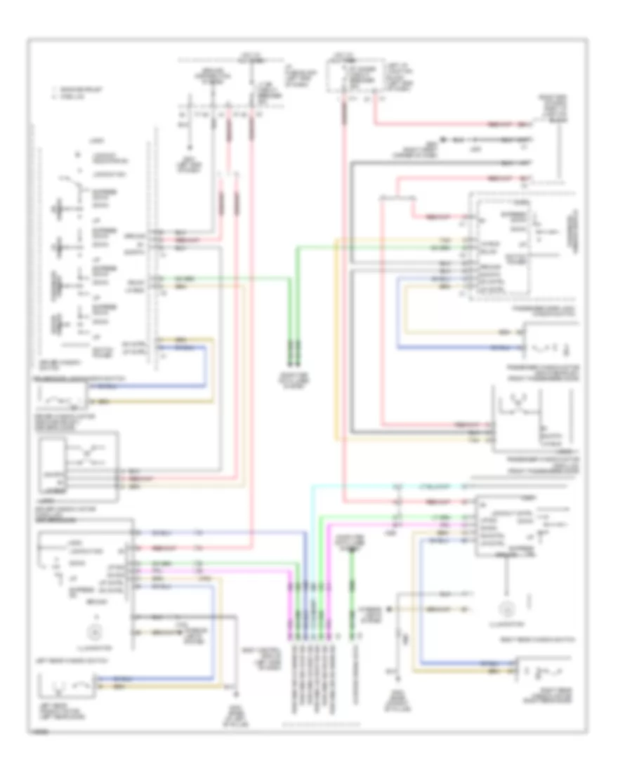 Power Windows Wiring Diagram for Cadillac Escalade ESV 2013