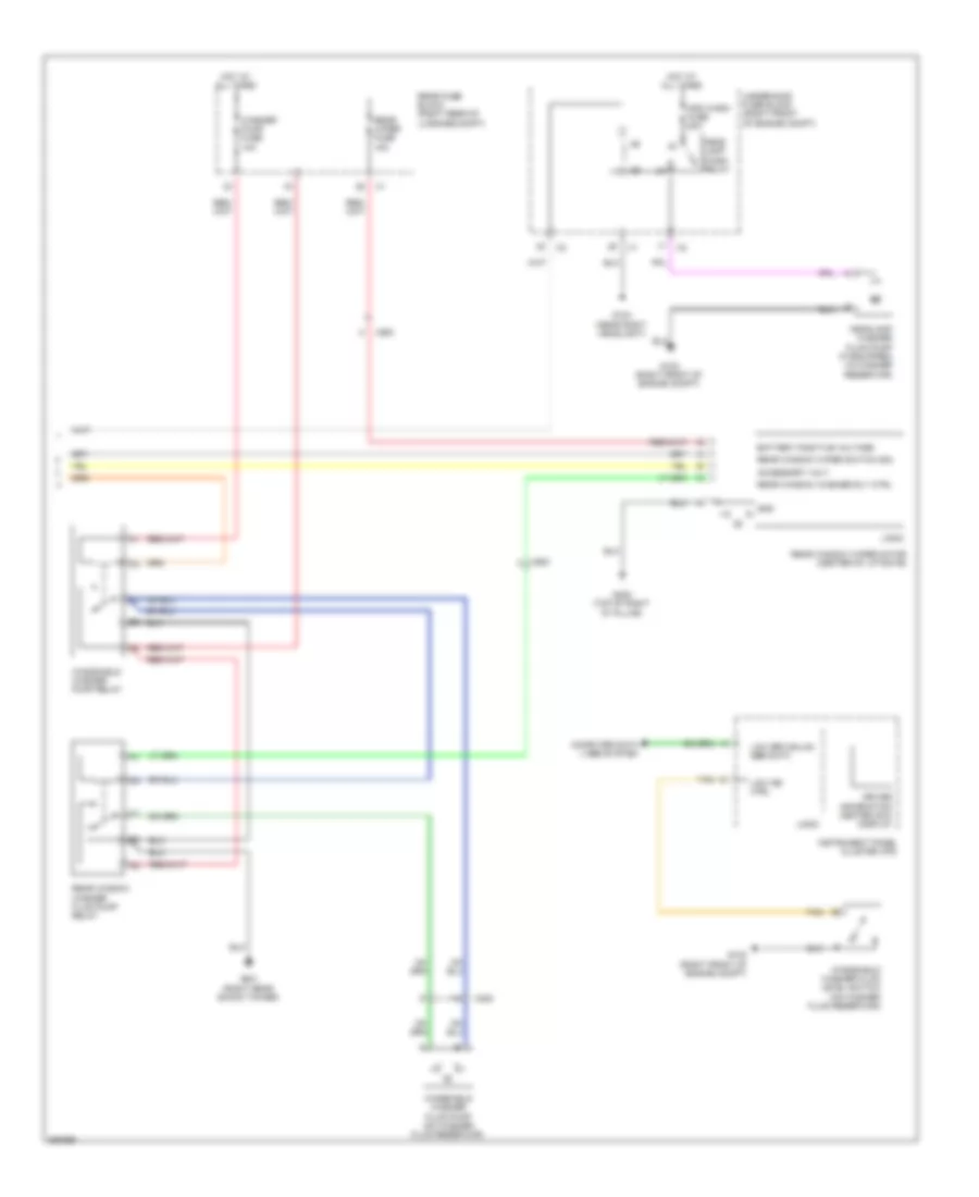 WiperWasher Wiring Diagram, Wagon (2 of 2) for Cadillac CTS 2011