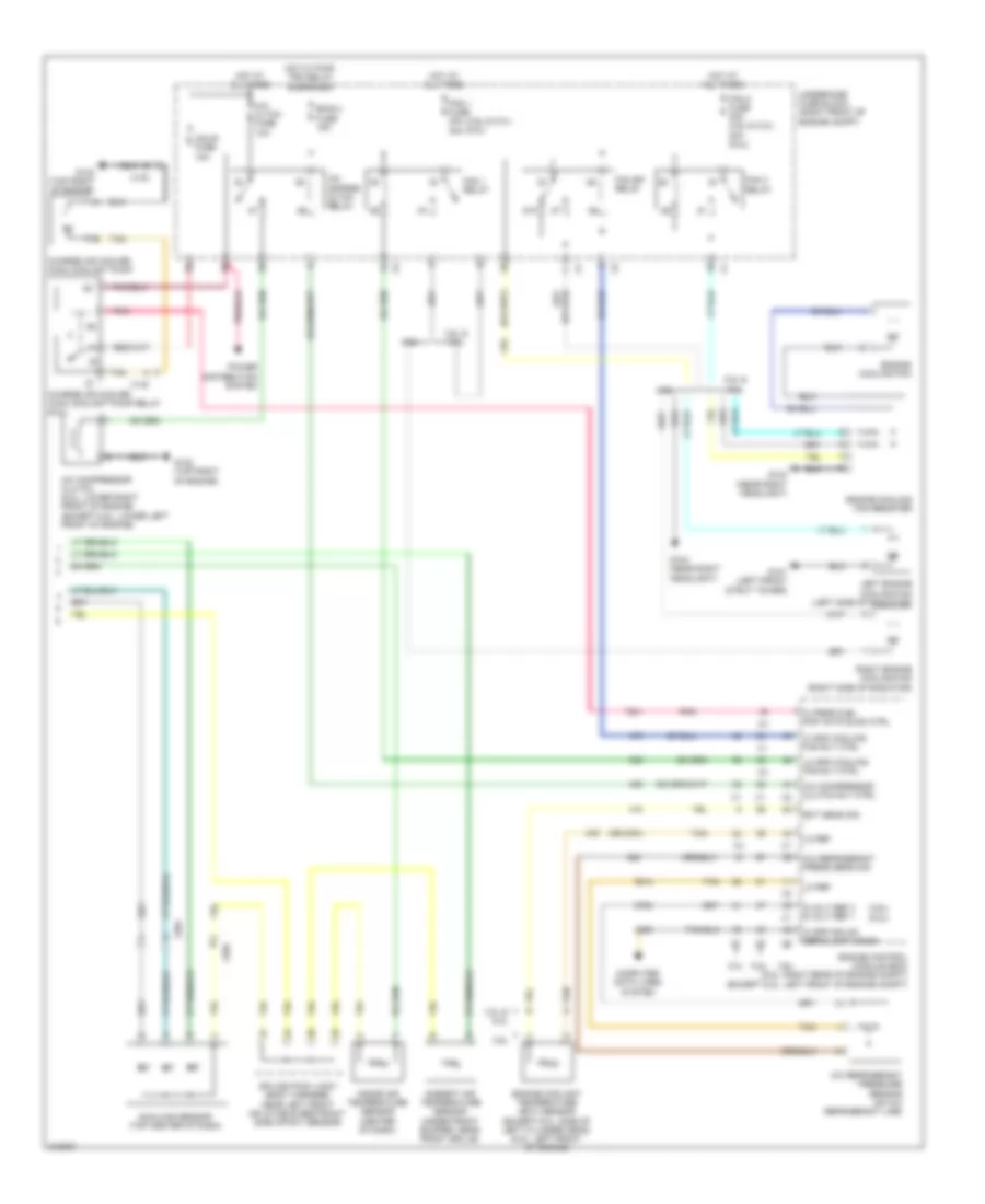 Automatic AC Wiring Diagram (2 of 2) for Cadillac CTS 2011