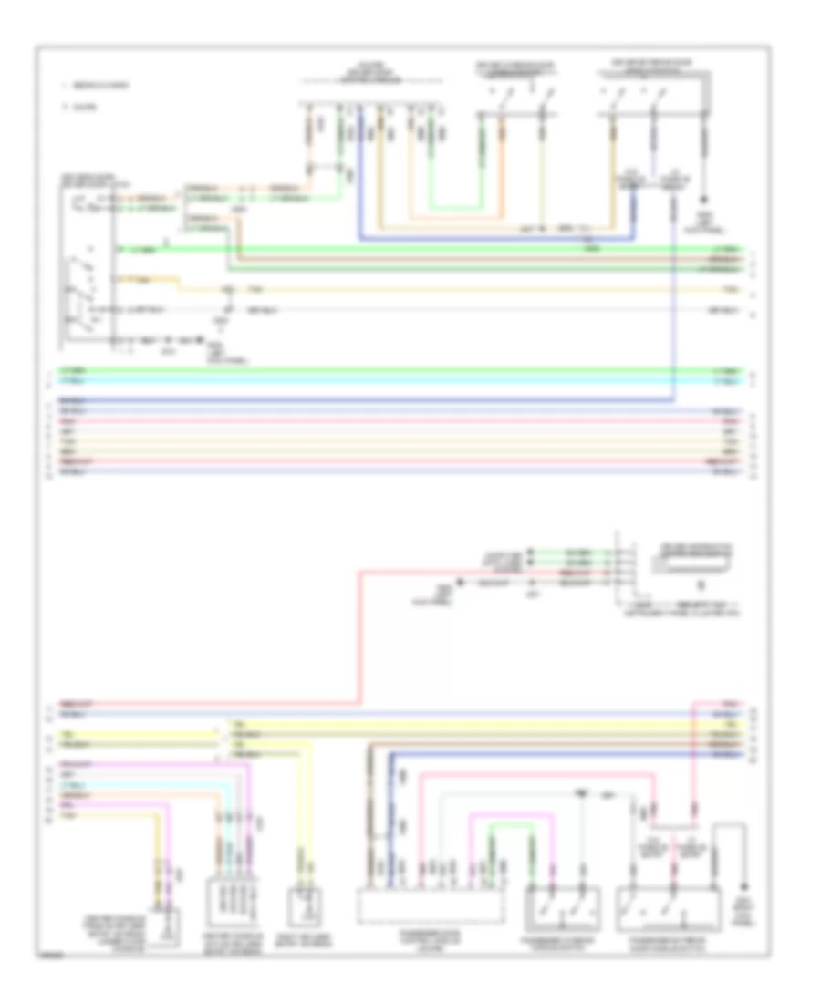 Forced Entry Wiring Diagram 2 of 3 for Cadillac CTS 2011
