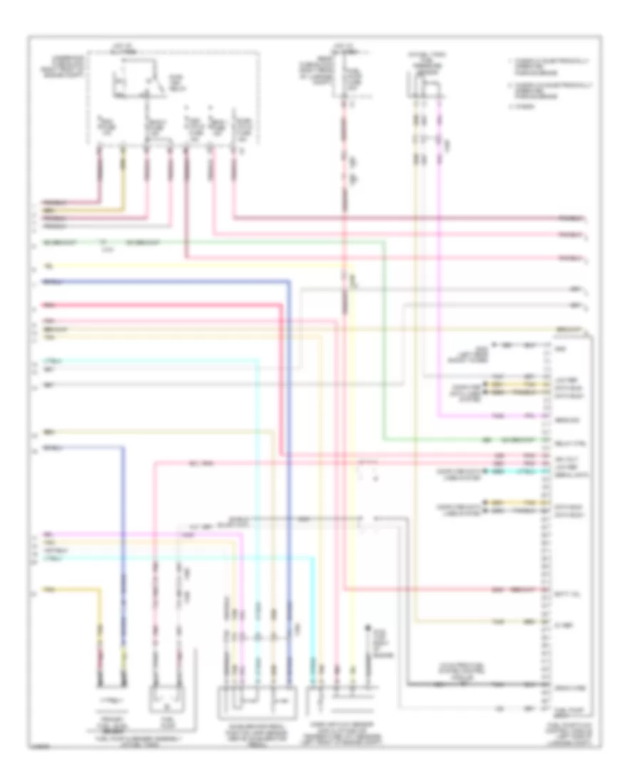 3 6L VIN D Engine Performance Wiring Diagram 2 of 5 for Cadillac CTS 2011