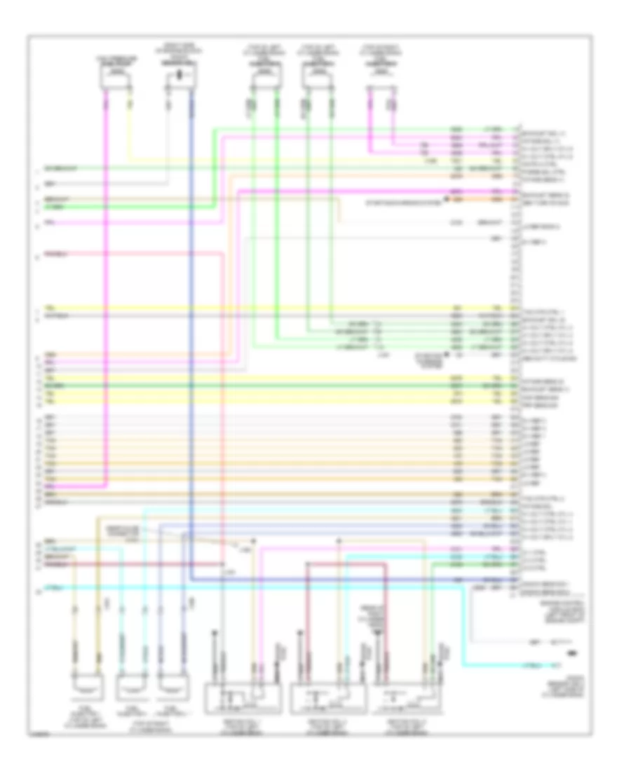 3.6L VIN D, Engine Performance Wiring Diagram (5 of 5) for Cadillac CTS 2011