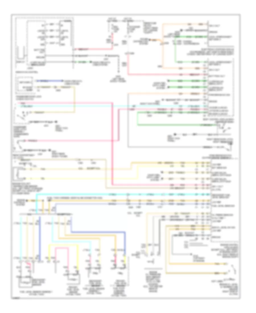 Instrument Cluster Wiring Diagram (2 of 2) for Cadillac CTS 2011