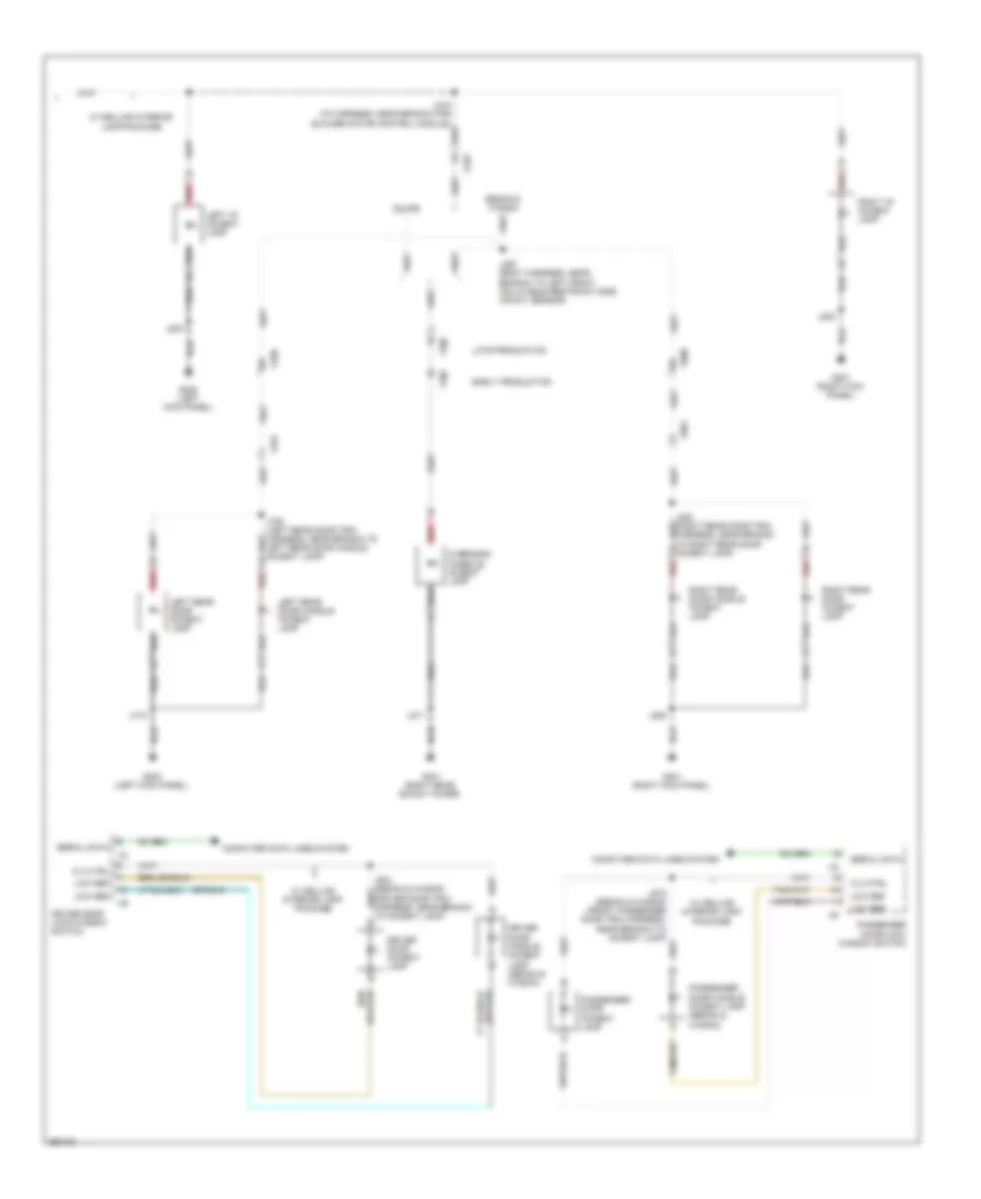 Courtesy Lamps Wiring Diagram 2 of 2 for Cadillac CTS 2011