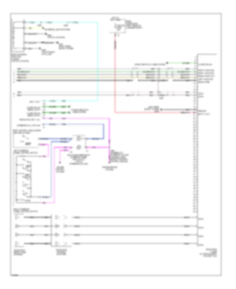 Navigation Wiring Diagram without Surround Amplifier 4 of 4 for Cadillac CTS 2011