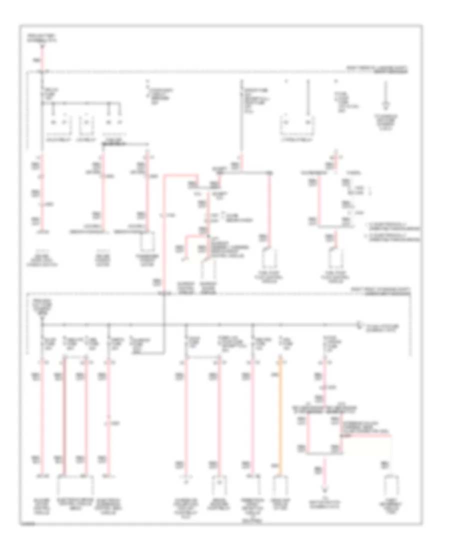 Power Distribution Wiring Diagram 3 of 8 for Cadillac CTS 2011